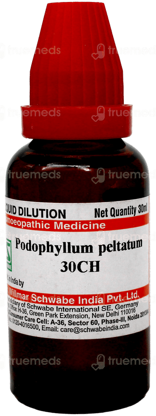 Dr Willmar Schwabe Podophyllum Peltatum 30Ch Dilution 30Ml